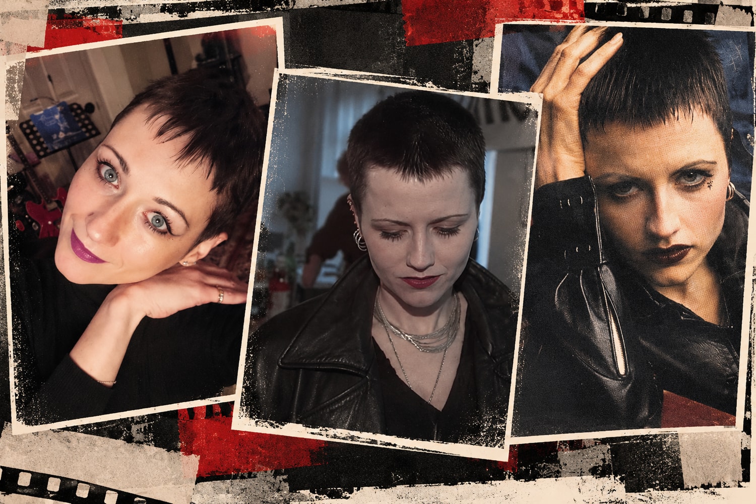 Dolores’s iconic early-’90s short hairstyle.