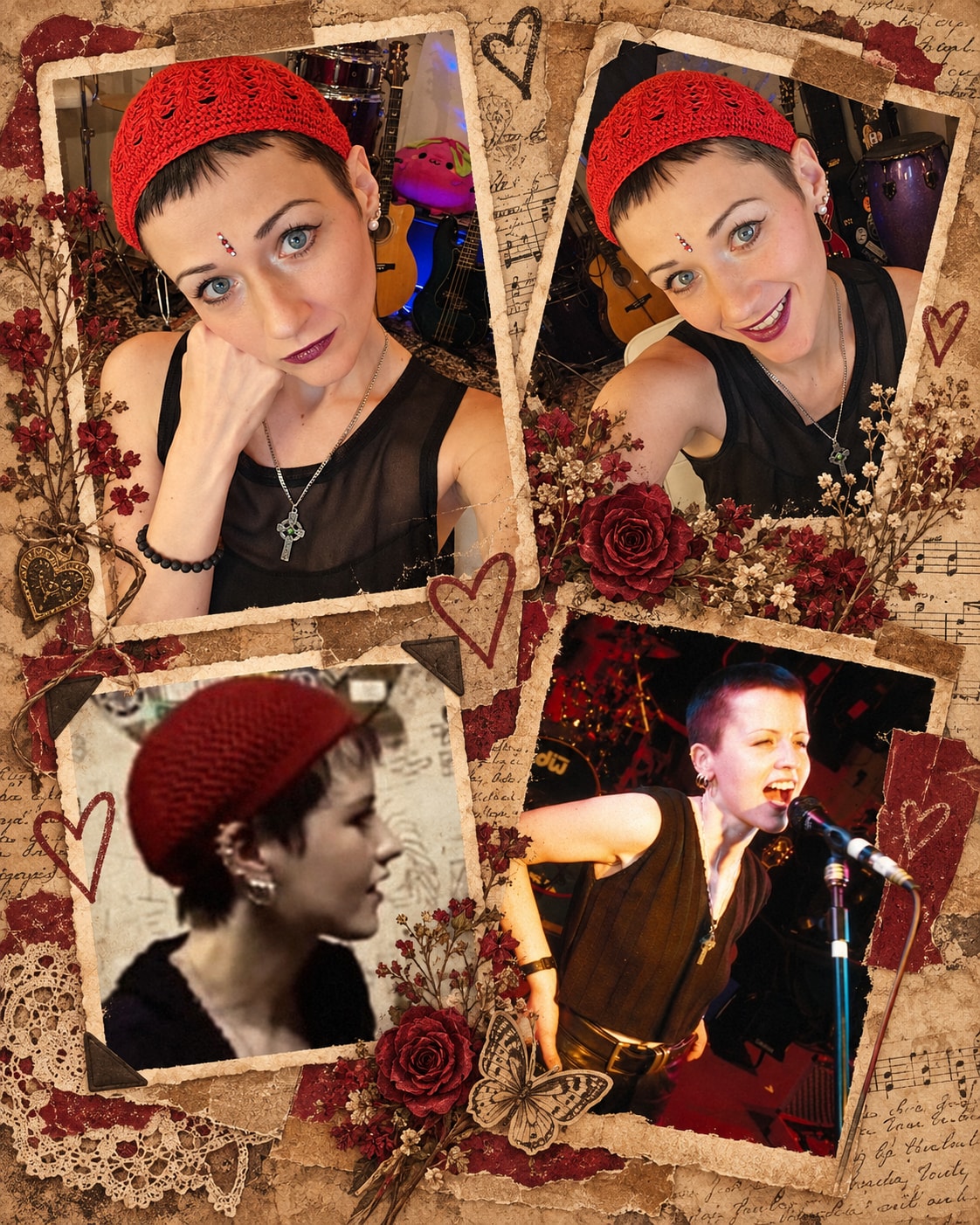 Dolores’s iconic red beanie.